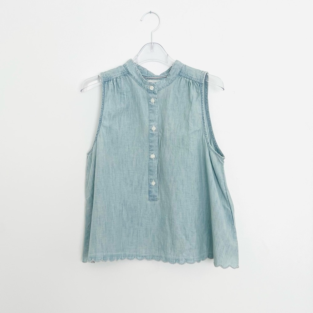 Levi's Light Blue Sleeveless Top